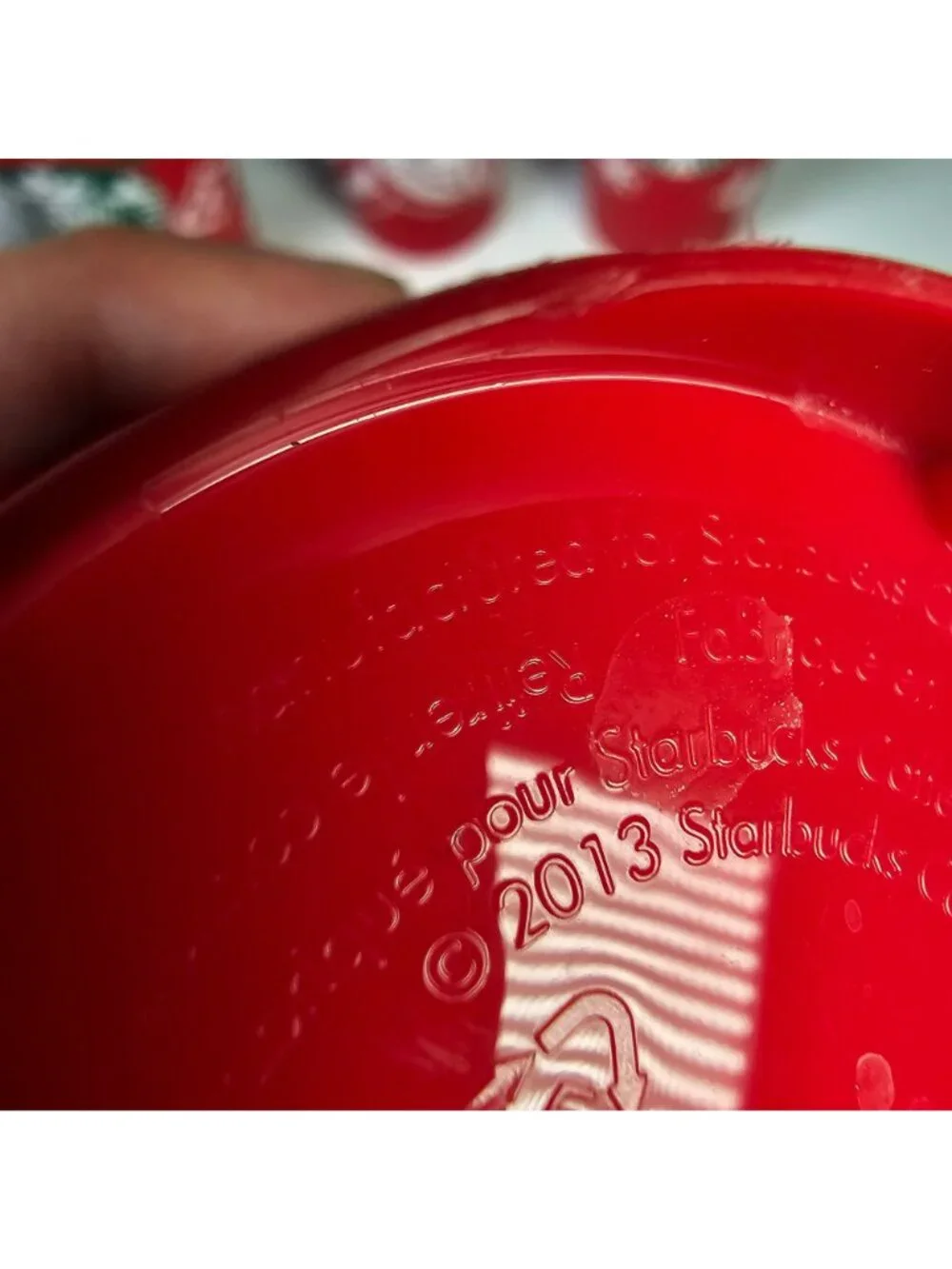 Starbucks Lot of 6 Different Christmas 16oz Reusable Cups w/ Lids 2012-2013
